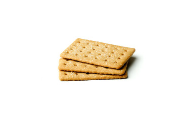 Coffee Biscuits on white background. Delicious Coffee Biscuits.       