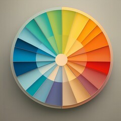 Obraz premium color wheel chart