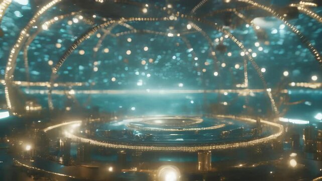 Abstract Futuristic Technology Background