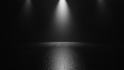 Obraz premium Flash light hitting the scene