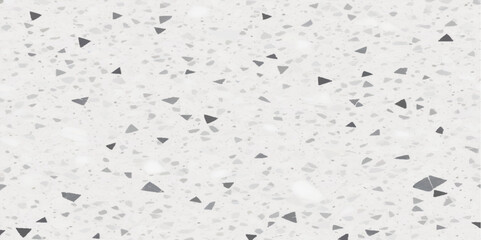 Terrazzo marble flooring seamless texture. Natural stone terrazzo desing tile texture white. White and black marble or terrazzo. Raster texture of mosaic floor with natural stones, granite, marble, 