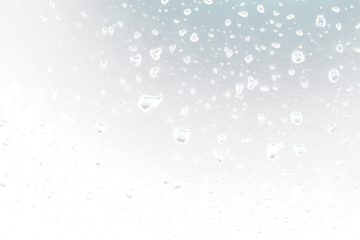 Isolated Rain Splash with Transparent Background, Drops of Water, Wet Rain Splash - Isolated Transparent Background 