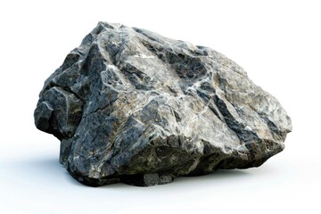 Rocks isolated on white background.