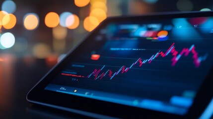 background of business. stock market trends