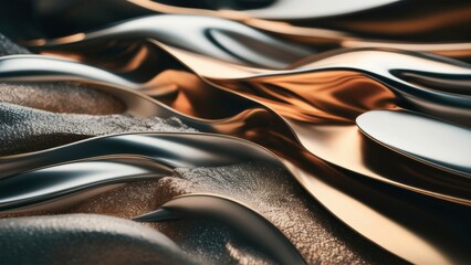 Naklejka premium Metallic Texture Abstract Background