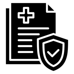 Fototapeta premium Health Insurance Icon