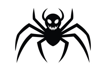 Creepy Spider Icon Vector Art And Illustration