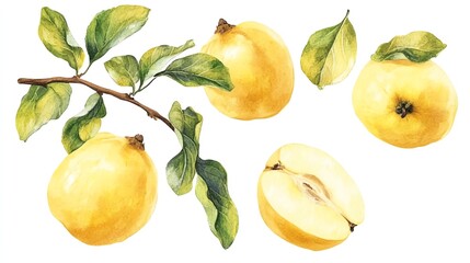 Obraz premium pear and apple