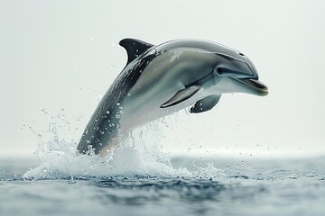 Dolphin Leaping Out of Water