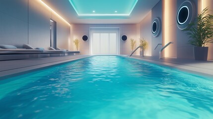 High-Tech Swimming Pool - Innovative Design and Features