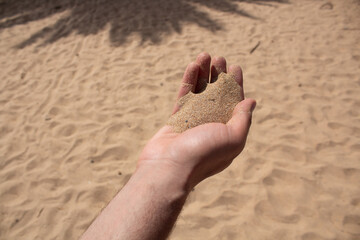 Sand in hand