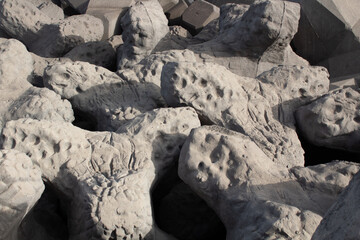 Rocks in the sea