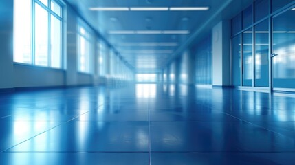 Obraz premium reflexive blur modern business skyline office building for business background. Blur futuristic business office.