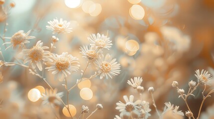close-up view of wild flowers with intricate petal details and delicate textures, showcasing their natural beauty against a softly blurred background.