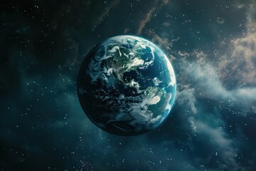 Naklejka premium Earth from Space