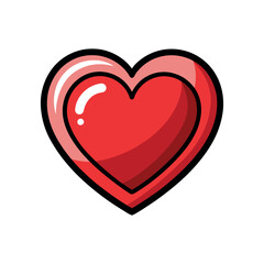 heart clipart vector design
