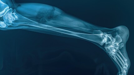 X-Ray human leg picture.
