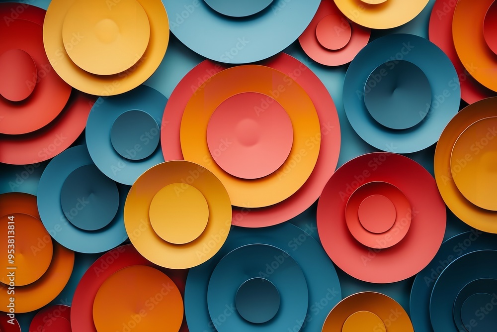 Poster create an aesthetically arresting abstract background feature. generative ai
