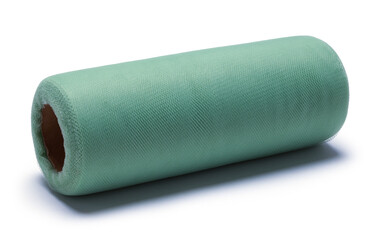 Green Roll of Fabric