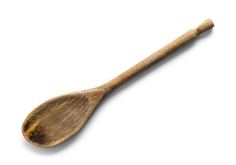 Used Wood Spoon