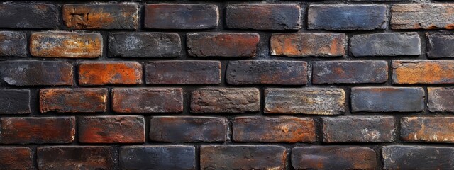 Obraz premium Vintage Brick Wall Moving Background for Loft Decor Generative AI