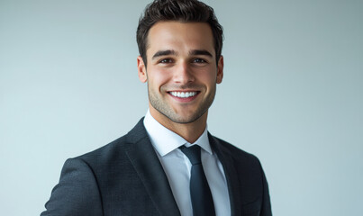 Smiling Businessman Portrait.