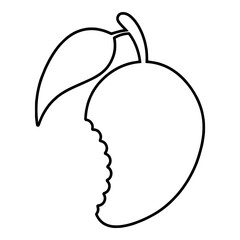 Mango Bitten Outline