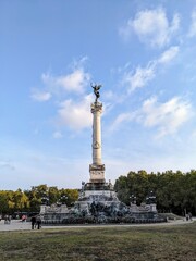Overview of the Monument aux Girondins in Bordeaux, France - August 2024