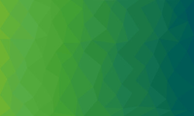 Obraz premium Abstract green color polygonal background design. Triangle-shaped low-poly geometric fractal gradient. Mosaic origami style texture. Simple green spectral colorful wallpaper, diamond pattern
