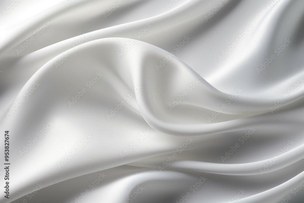 Poster white fabric smooth texture surface background
