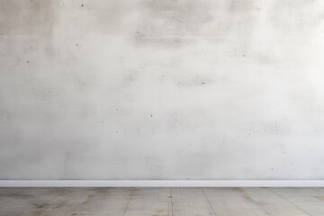 Retro white cement wall for calm vintage interiors.