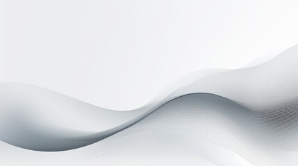 Fototapeta premium A smooth, abstract wave design featuring gradients of gray, ideal for backgrounds or digital presentations.