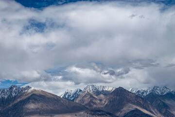 Beautiful landscape view of Nubea Valley leh Ladakh India