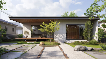 コンパクトな住宅