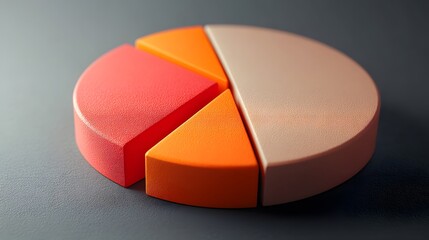 Obraz premium Dividend Yield: A pie chart with a highlighted slice representing the portion of returns from dividends, illustrating dividend yield.