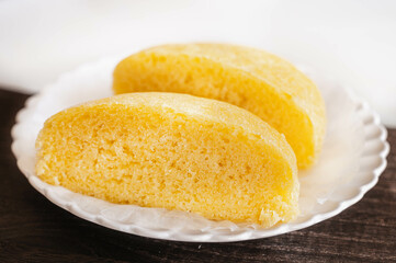 和栗の蒸しケーキ