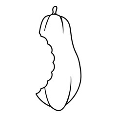 Papaya Bitten Outline