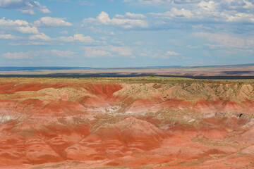 Red rocks canyon landscape