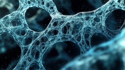 Abstract Digital Art: DNA's Twisted Structure in Vibrant Hues