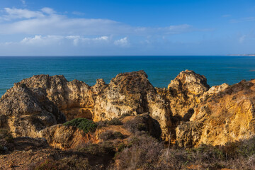 Algarve Coastline In Portugal