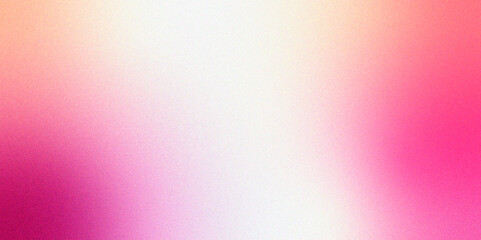 Vivid blurred colorful wallpaper background. Abstract blurred colorful gradient background. Colorful orange, yellow and pink gradient with textured grain. Abstract orange grain gradation texture.