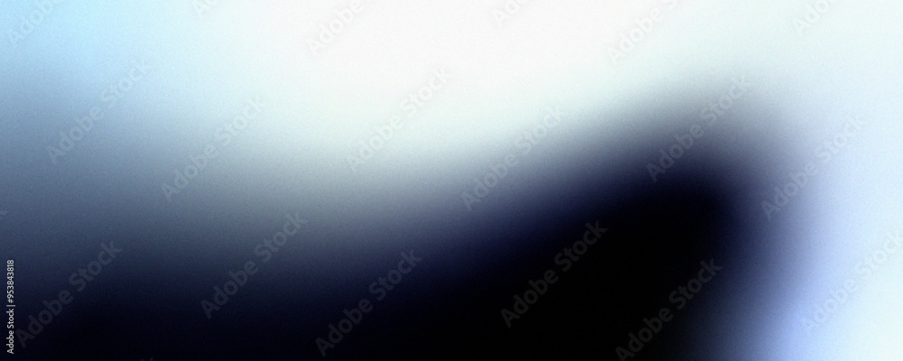 Aufkleber abstract noise background with a white and blue gradient. glowing light on a dark blue gradient back