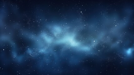 Fototapeta premium A mesmerizing depiction of a starry night sky with swirling clouds of blue and hints of stars, evoking a sense of wonder.