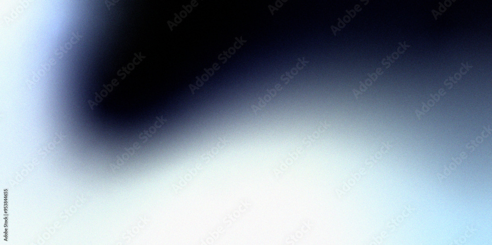 Poster abstract noise background with a white and blue gradient. glowing light on a dark blue gradient back