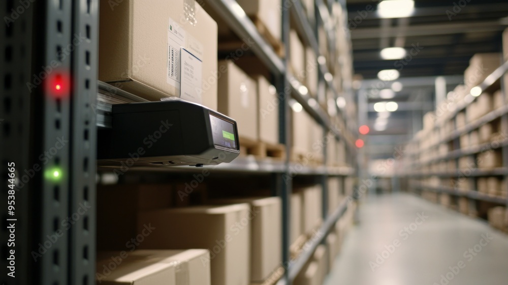 Poster Automated Package Scanning System in a Warehouse