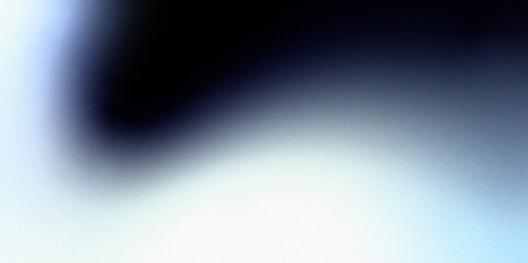 Abstract noise background with a white and blue gradient. Glowing light on a dark blue gradient background. Noisy foil dark-blue color abstract grainy soft noise effect pattern gradient background