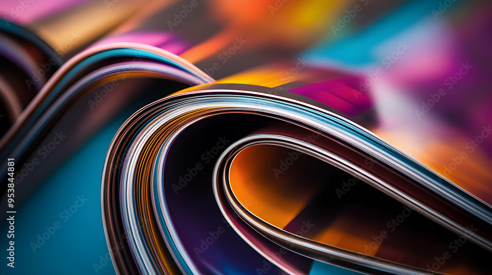 Poster 2. printed materials utilizing saddle stitching serve to illuminate the finishing processes that are