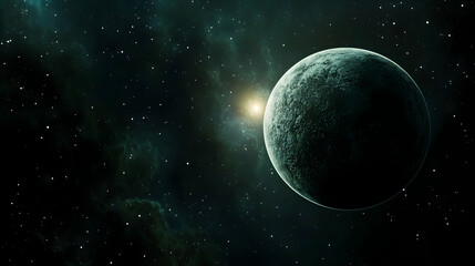 Fototapeta premium planet and space illustration