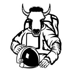 Astronaut Bison