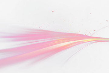 Realistic Light Leak Overlay with Transparent Background